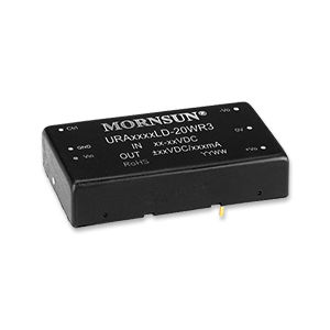 DIP DC/DC преобразователь URA_LD-20WR3регулируемый4:1 диапазон входного напряжениямощность