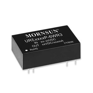 DIP DC/DC преобразователь URE_P-6WR3регулируемый4:1 диапазон входного напряжениямощность