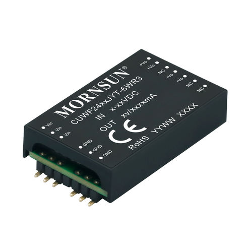 Преобразователь постоянного тока SMD CUWF24_JYT-6WR3, регулируемый, промышленный, с одним выходом