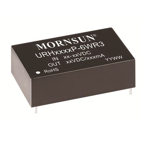 DIP DC/DC преобразователь URH_P-6WR34:1 Диапазон входного напряжения, регулируемый по мощности