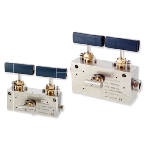 Игольчатый клапан 21 серии DBBNVручной с двойной блокировкой и выпуском для химикатов