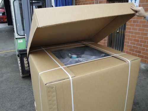 Cardboard IBC container for liquids