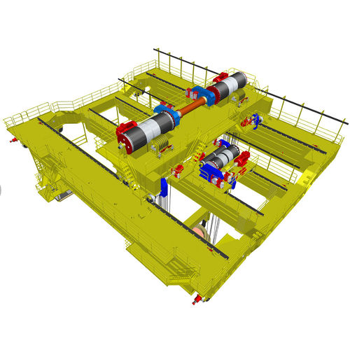 Double-girder overhead crane 80T|weihua crane|ladle crane