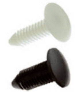 Заклепка потайная серии 167, головка пуговицы, нейлон