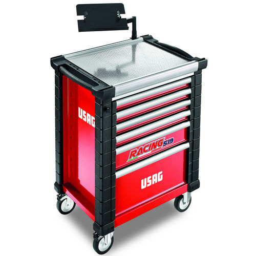 Шкаф для мастерской 519 ACT1 на роликах, 5 ящиков, листовая сталь