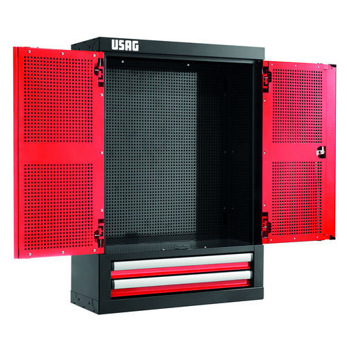 Шкаф для хранения 519 RSAVна ножкахс ящикомдвустворчатый