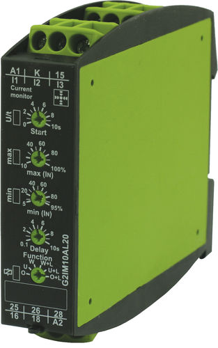 Реле контроля тока G2IM10AL20 24–240 В переменного/постоянного тока2 НО/НЗоднофазноеНа DIN-рейке