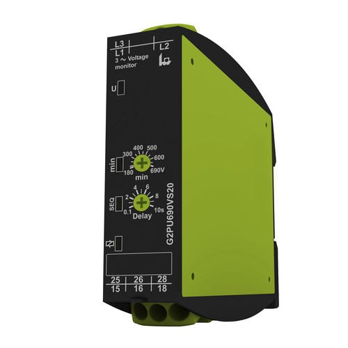 Under-voltage monitoring relay G2PU690VS20phase sequencephase lossphase unbalance