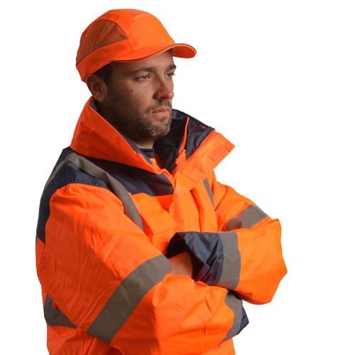 Кепка ударопрочная полиэстеровая AIRC06V05STREN 812вентилируемаяоранжевая