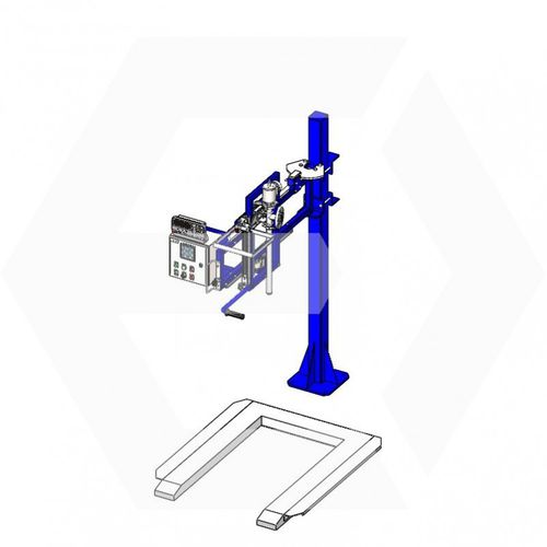 Semi-automatic filling machine 13-3XNP-LTdrumfor packagingvertical