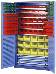 Шкаф для мастерской макс. 300 x 1 950 ммс ножкамидвустворчатаясталь