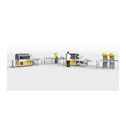 Комплексная линия упаковки сыпучих материалов вафлидля медицинского применениядля печенья