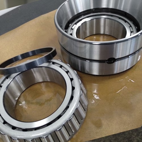 Конический роликоподшипник радиальныйдвухрядный из углеродистой стали