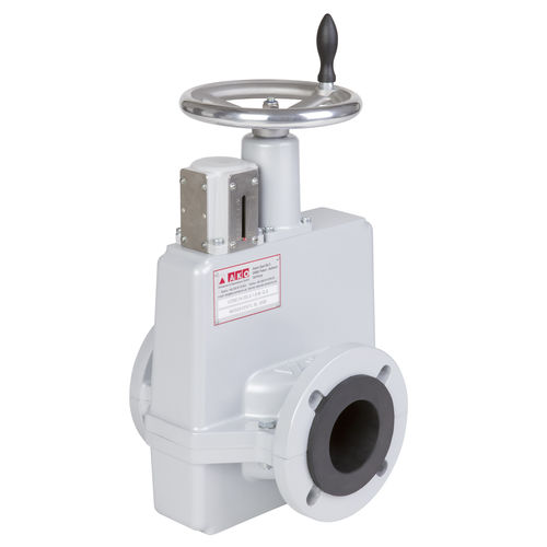 Пережимной клапан ВЗ ручной с электрическим управлением