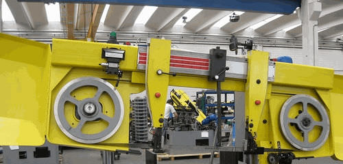 Ленточная пила OLIMPUSс гидравлическими тискамигоризонтальнаяполуавтоматическая