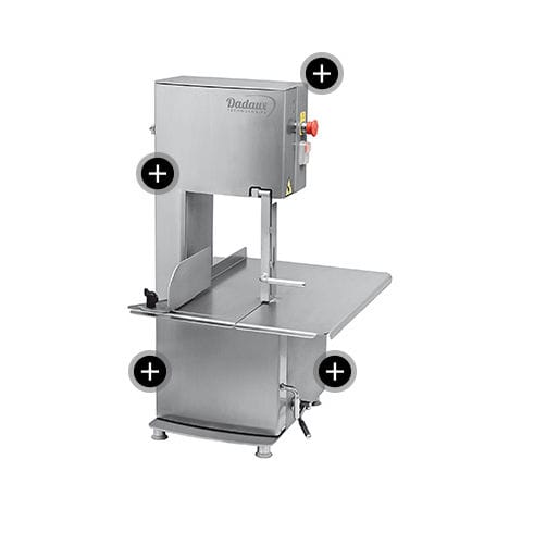 Промышленная ленточная пила для костей SX 200нержавеющая стальс фиксированным столом