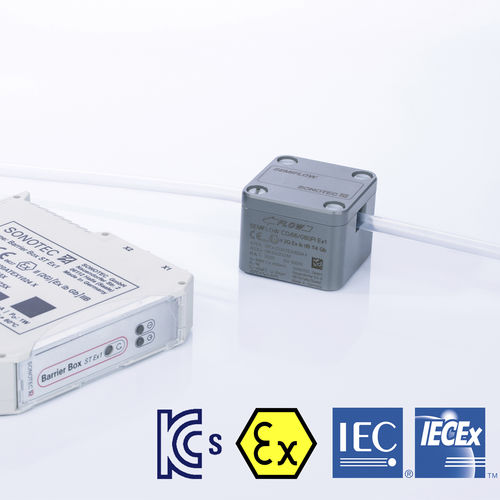 Ультразвуковой датчик расхода SEMIFLOW CO.66 PI Ex1 для жидкостейдля суровых условийдля контроля технологических процессов