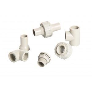 Фитинг из ПП, гидравлический, с резьбойT