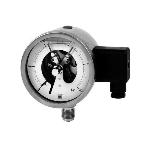 Манометр со шкалой с резьбой и трубкой Бурдонадля гидравлических систем