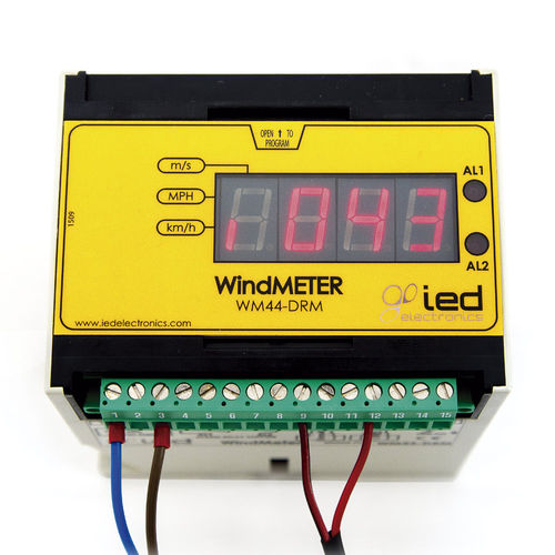 Индикатор скорости ветра WM44-DRM серии V33-значный с сигнализацией