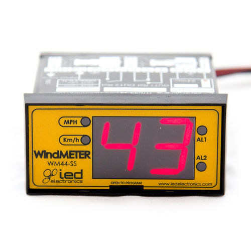 Индикатор скорости ветра серии WM44-SS V3цифровойс сигнализацией
