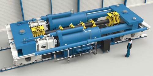 Стенд для испытания давлением на растяжение, сжатие, растяжение и сжатие