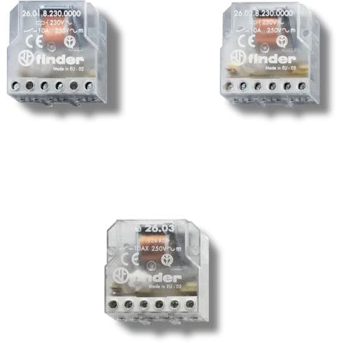 Электромеханическое ступенчатое реле серии 26, панельное.