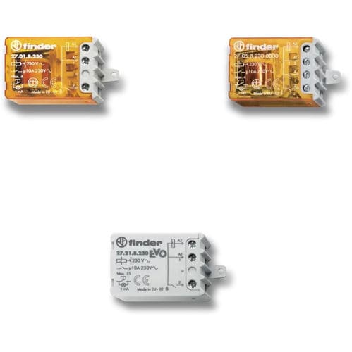 Электромеханическое ступенчатое реле Серия 27 для монтажа на панели