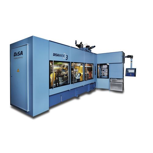 Формовочная машина DISAMATIC D3вертикальная плоскость стыка