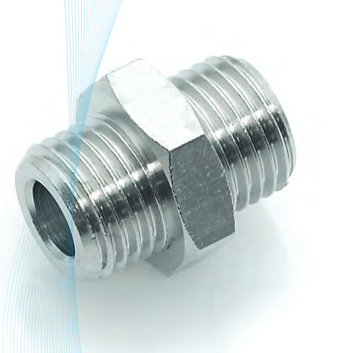 Пневматический фитинг 101 винт никелированная латуньстандарт