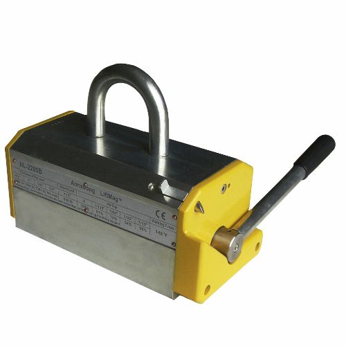 Постоянный подъемный магнит с ручным переключением NL-2200Bдля плоских и цилиндрических грузовнеодимовый