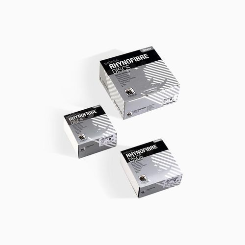 Абразивный материал из оксида алюминия RHYNOFIBRE A SILVERбумагасмолаширокая.