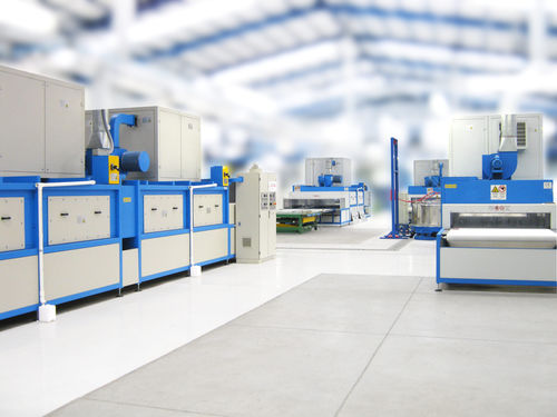 Радиочастотная сушилка для латекса, линейная, для матрасов