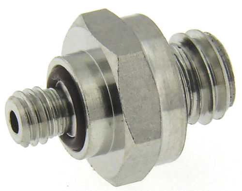 Ниппель из нержавеющей стали МН-М3М5 с резьбой