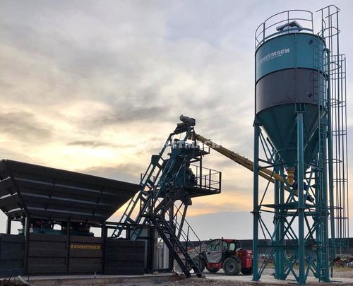 Стационарный бетонный завод компактныйавтоматическийгоризонтальный