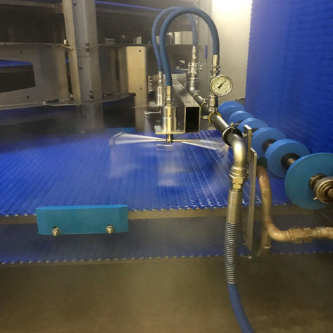 Система очистки распылением водыавтоматическаяпромышленная