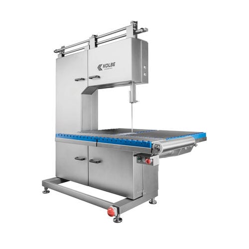 Промышленная ленточная пила для костей K800RTмясникиз нержавеющей сталис фиксированным столом