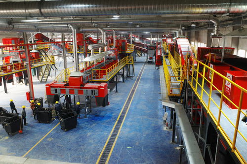 Автоматизированная установка по переработке бытовых отходовс сепараторамис измельчителем