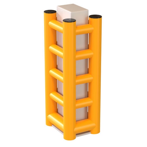 Защита квадратной колонны RAL2, RAL3