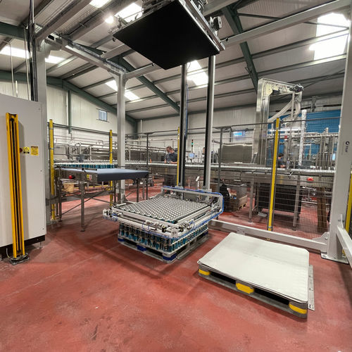 Депаллетизатор слоев для пустых банокдля банок