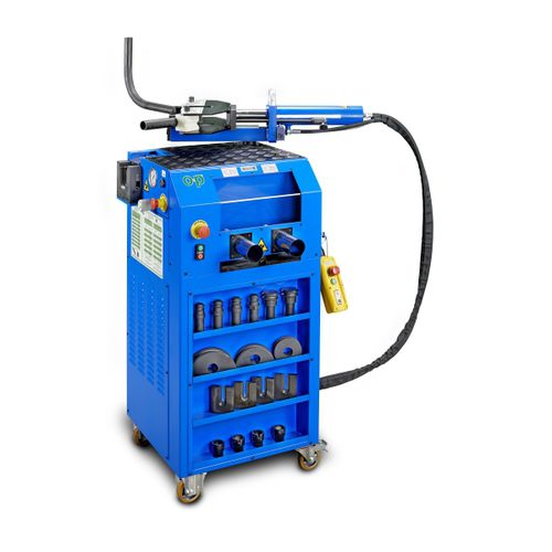 Гидравлический гибочный агрегат MINI CENTERПредварительная сборка труб, удаление заусенцев