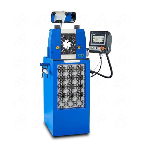 Машина для обжима шлангов TUBOMATIC V59ESполуавтоматическаягидравлическая с управлением от ПЛК