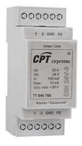 Моноблочный сетевой фильтр DIN 24V-3DIN-рейка