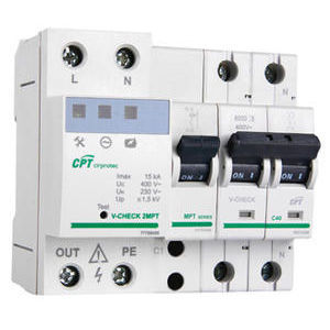 Сетевой фильтр тип 2 V-CHECK 2MPT-25для источников питаниякомпактныйкомбинированный