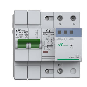 Устройство защиты от перенапряжения тип 2 V-CHECK 2MR-40класс IIкомбинированный2-полюсный