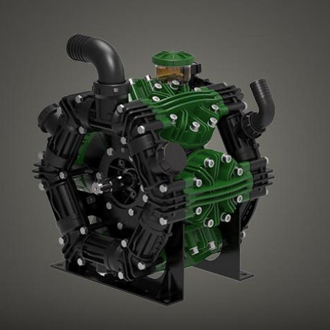 Водяной насос ZETA 350 seriesгидравлический мотордиафрагменныйстационарный