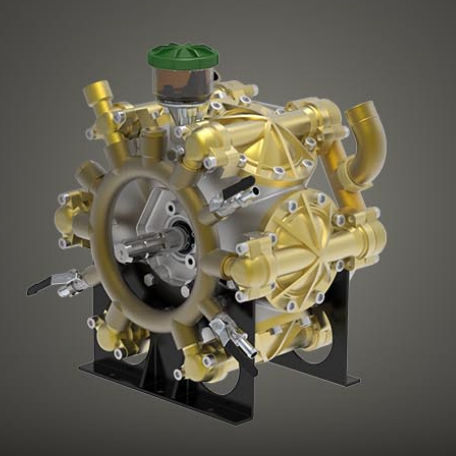 Водяной насос BETA 200 TS 2Cдиафрагменныйстационарныйпромышленный