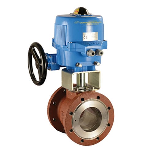 Кран шаровой серии У22с маховиком двухфланцевыйIP67