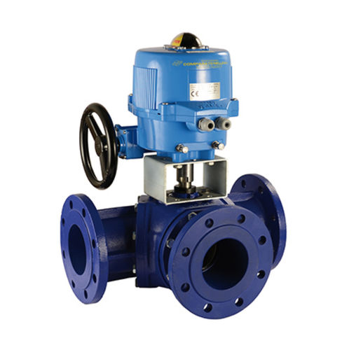 Кран шаровой серии U22с фланцем маховикаIP67