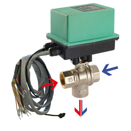 Моторизованный привод клапана COMPAMIX PLUSповоротный